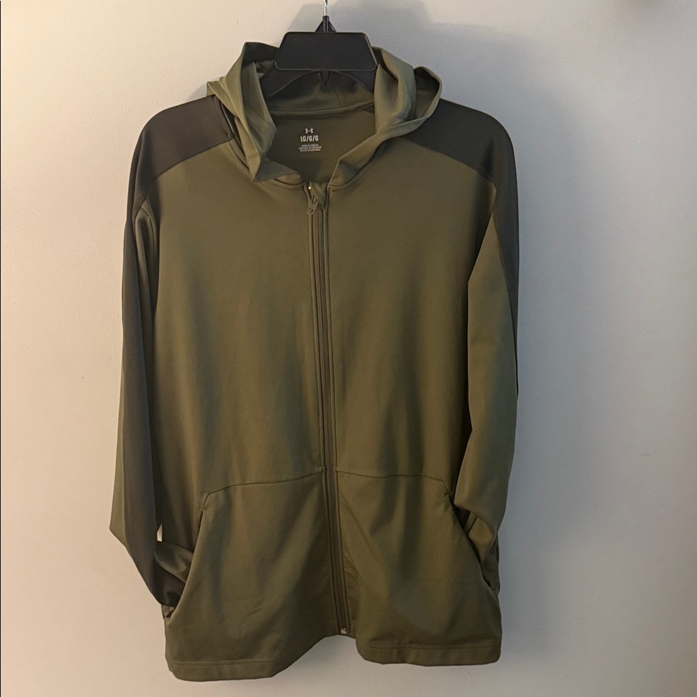 Under Armour Men's Olive Hooded Jacket